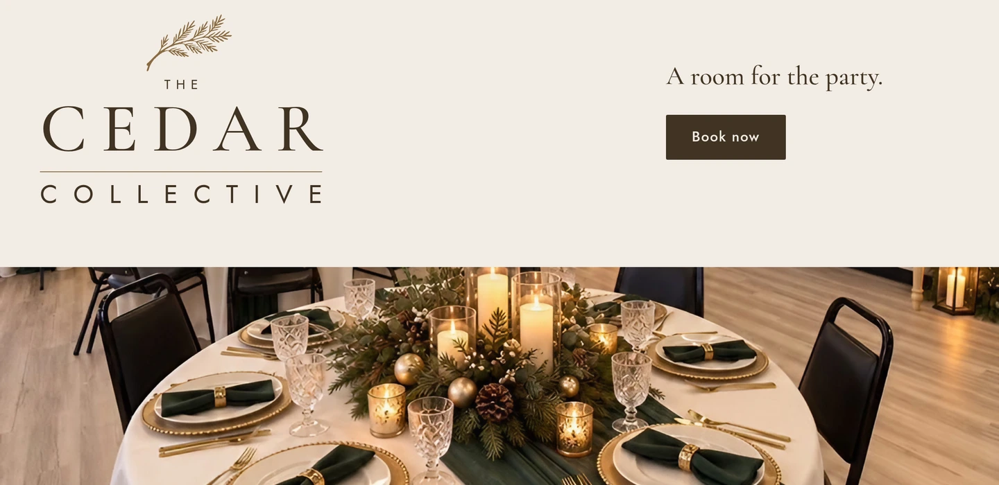 The Cedar Collective homepage